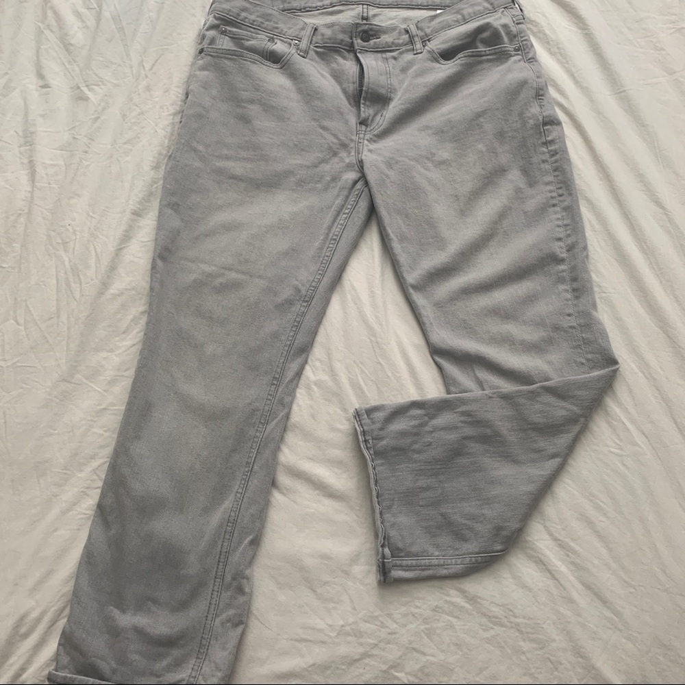 Light Gray Slim Denim Jeans Old Navy 36x30